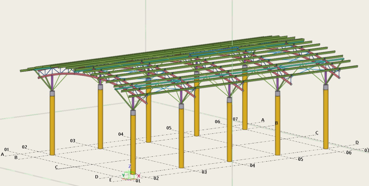 Car Shed Steel Structure